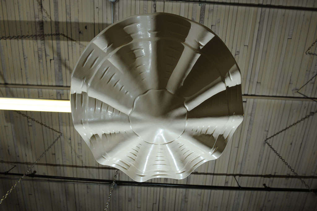 Plaster Shell Pendant 1