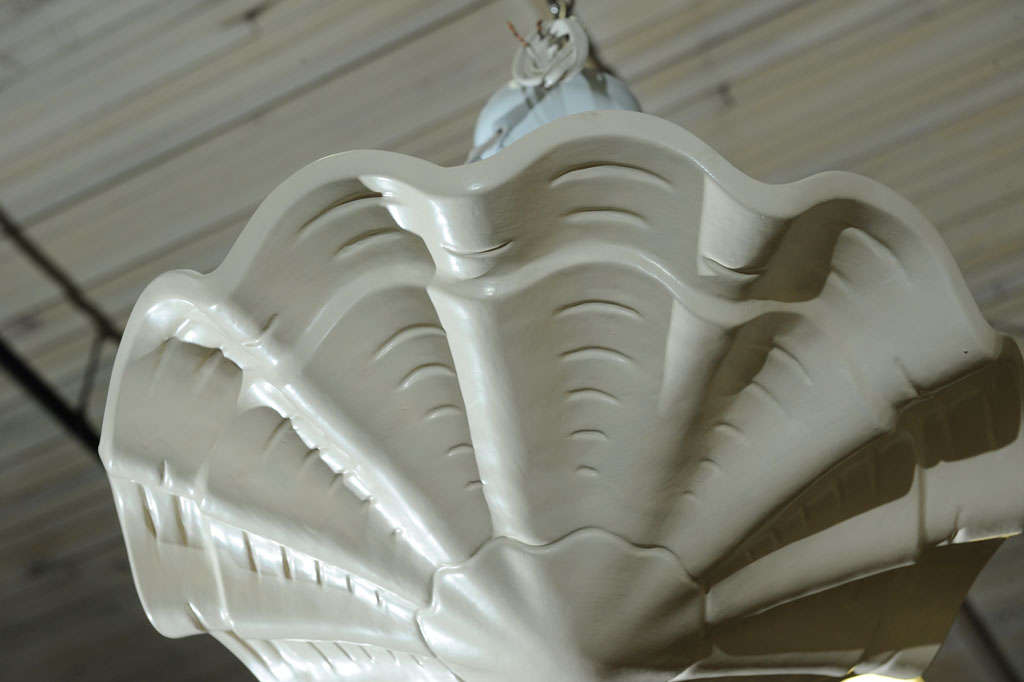 Plaster Shell Pendant 3