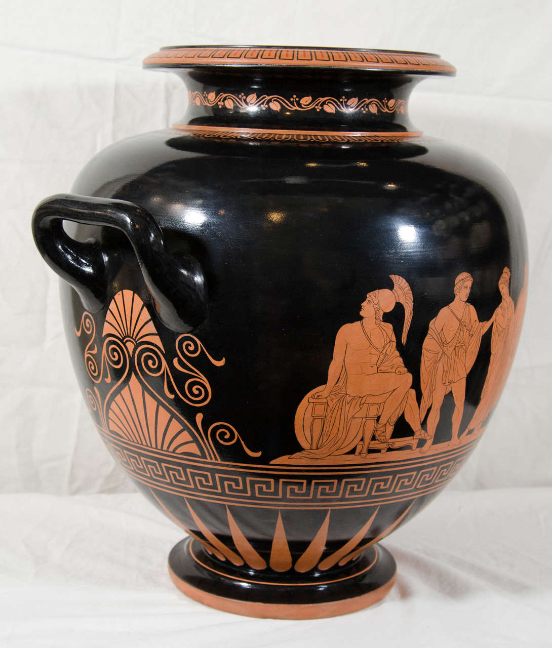 greek pattern vase