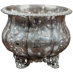 Engraved Silver Dish by A. Rumrill .Co