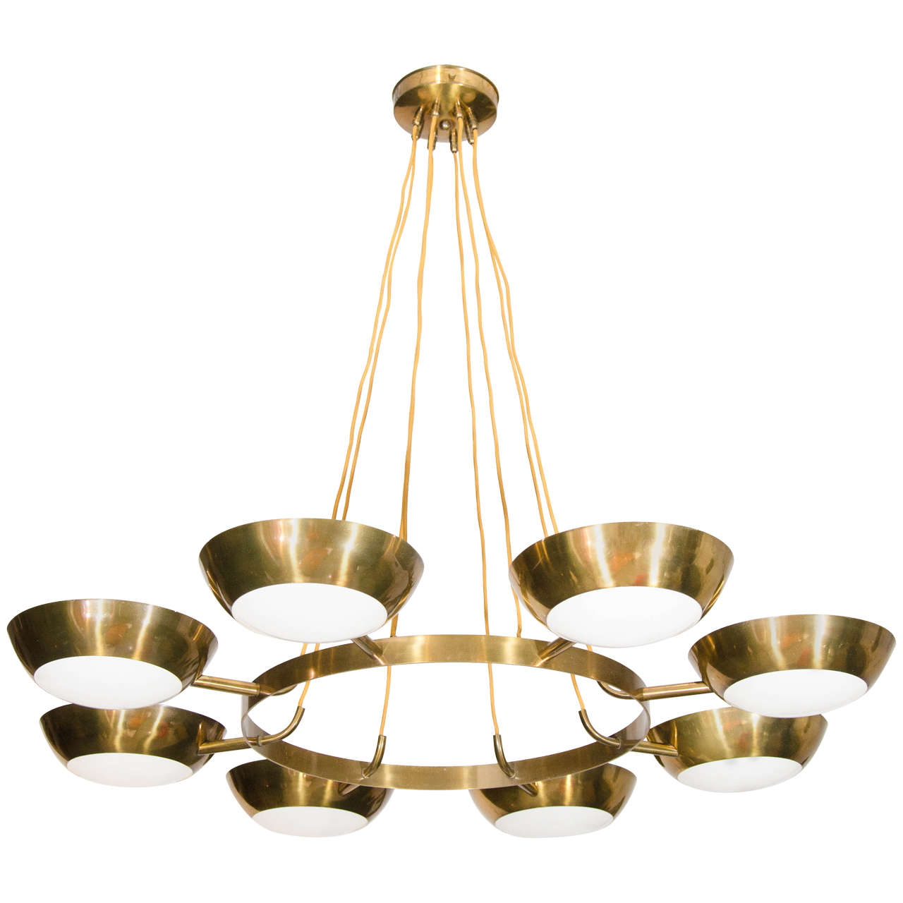  Chandelier in the Style of Gino Sarfatti for Arteluce For Sale