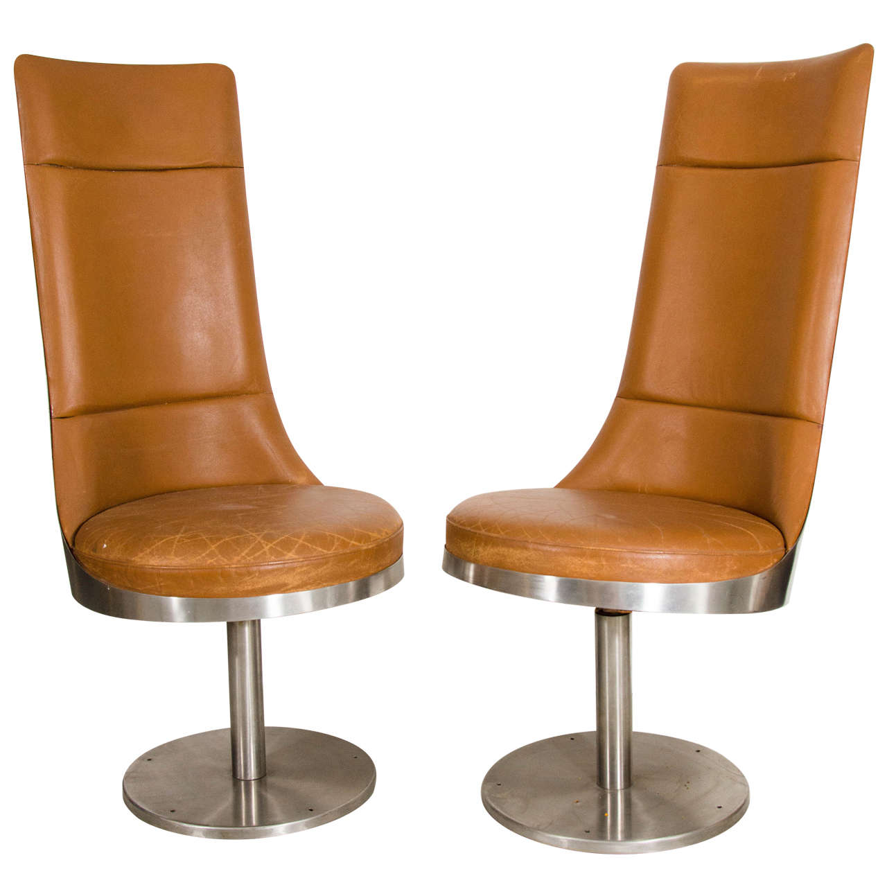 Maria Pergay "Swiveling Chair" for Architonic For Sale