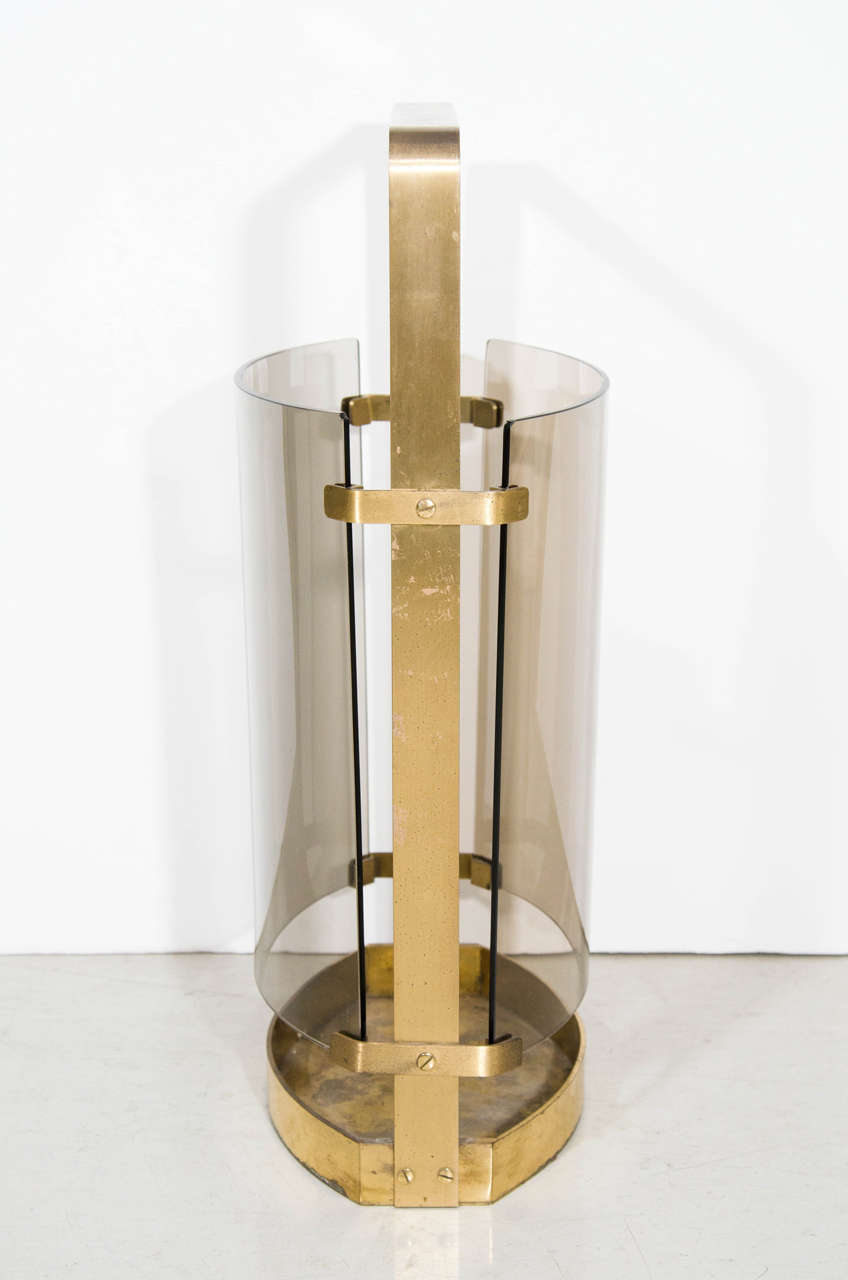 Mid-20th Century Max Ingrand for Fontana Arte Umbrella Stand For Sale
