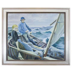 "Scandinavian Seascape," Painting 10
