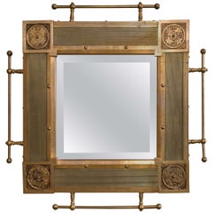 Antique Bronze Aesthetic Period Mirror
