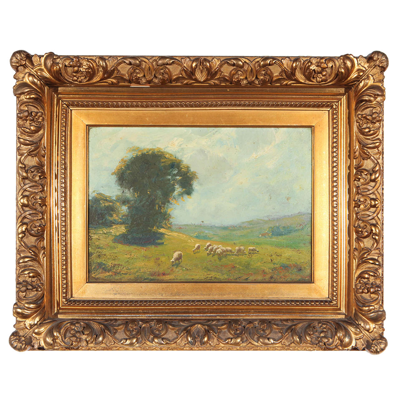 19th Century Old English Landscape Oil Painting