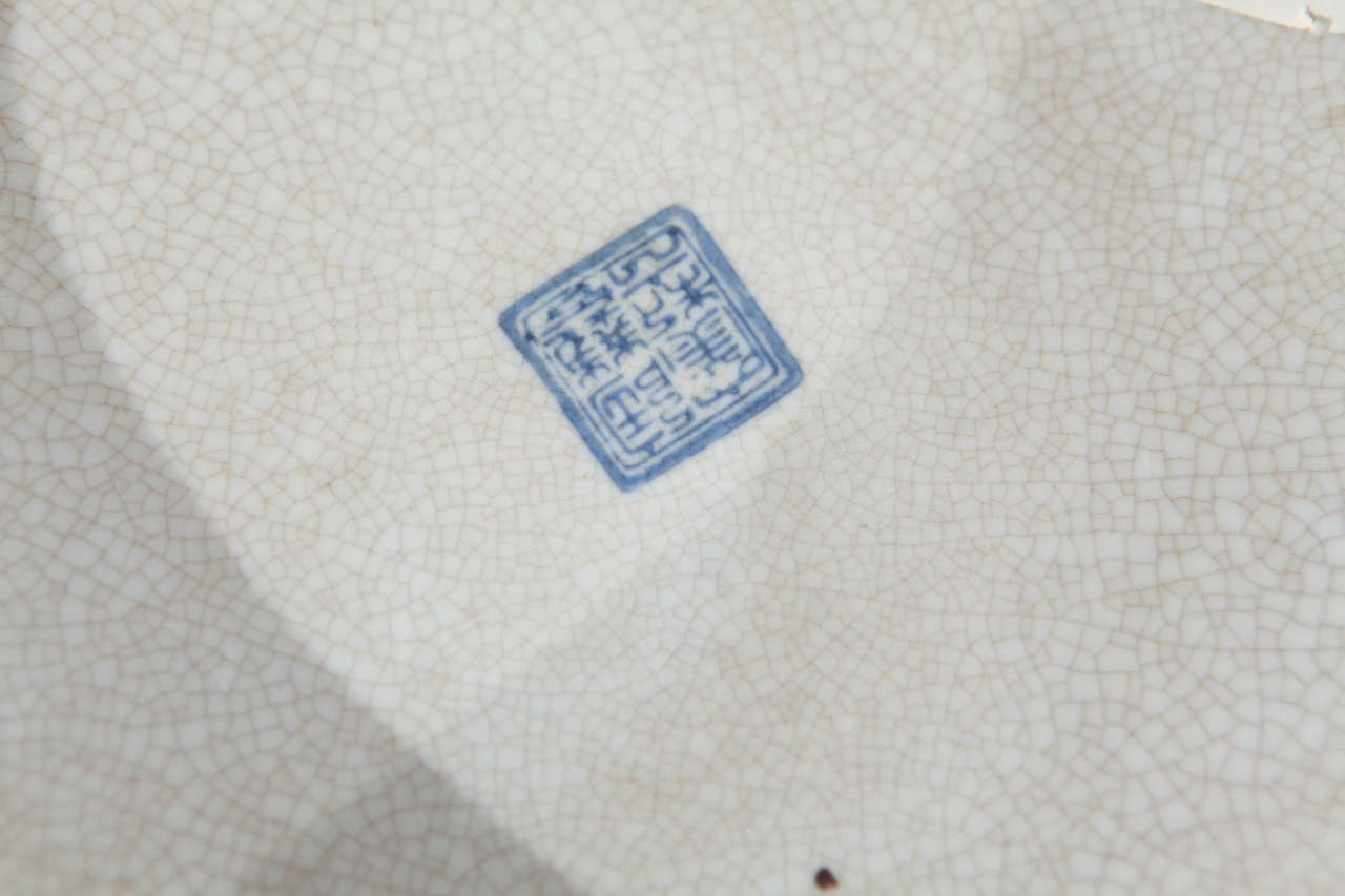 Chinese Ceramic Painted Umbrella / Cane Bucket 5