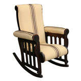 Elegant Gothic-Style Rocking Chair