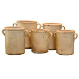 COLLECTION OF ITALIAN OLIVE JUGS