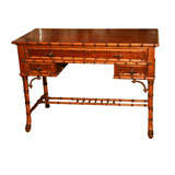 Antique Faux Bamboo Desk