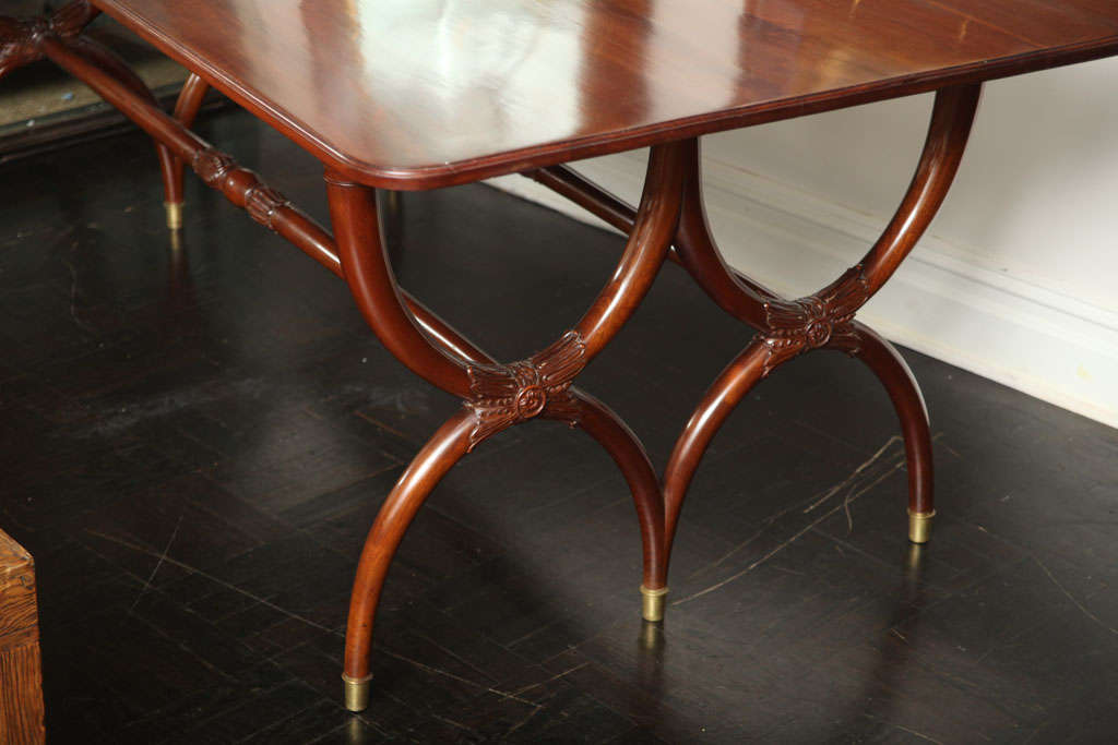 Spanish Early 20th Century Walnut Dining Table For Sale
