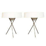 Gerald Thurston For Lightolier Tripod Lamps
