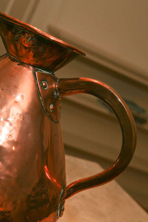 English copper ale jug 1