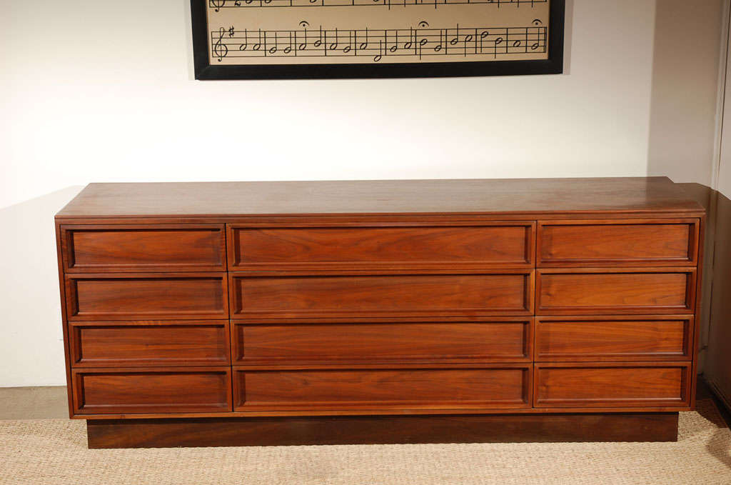 12-drawer dresser from John Keal for Brown Saltman