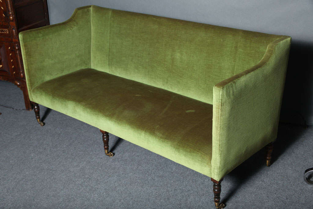 20th Century Elegant and Spare Late 18th c. English Sofa