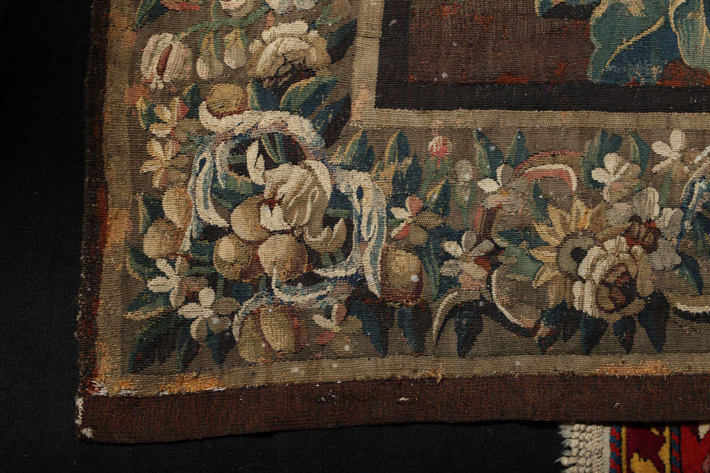 Beautiful 17th Century Flemish Verdure Tapestry 5