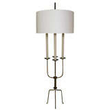 Retro Wrought Iron Floor Lamp by Tommi Parzinger