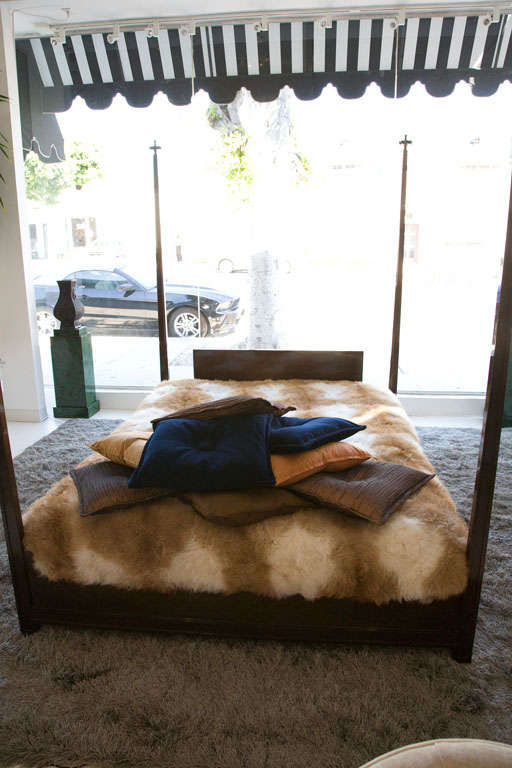 Mid-20th Century Queen Size Four-Poster Bed by Tommi Parzinger