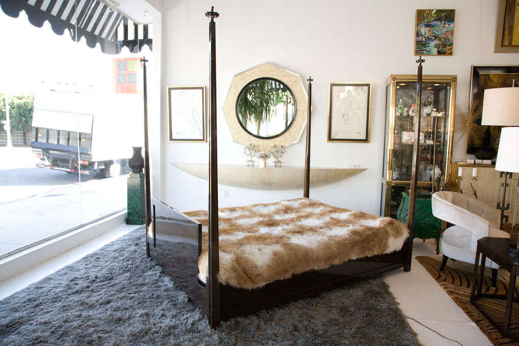 Queen Size Four-Poster Bed by Tommi Parzinger 3
