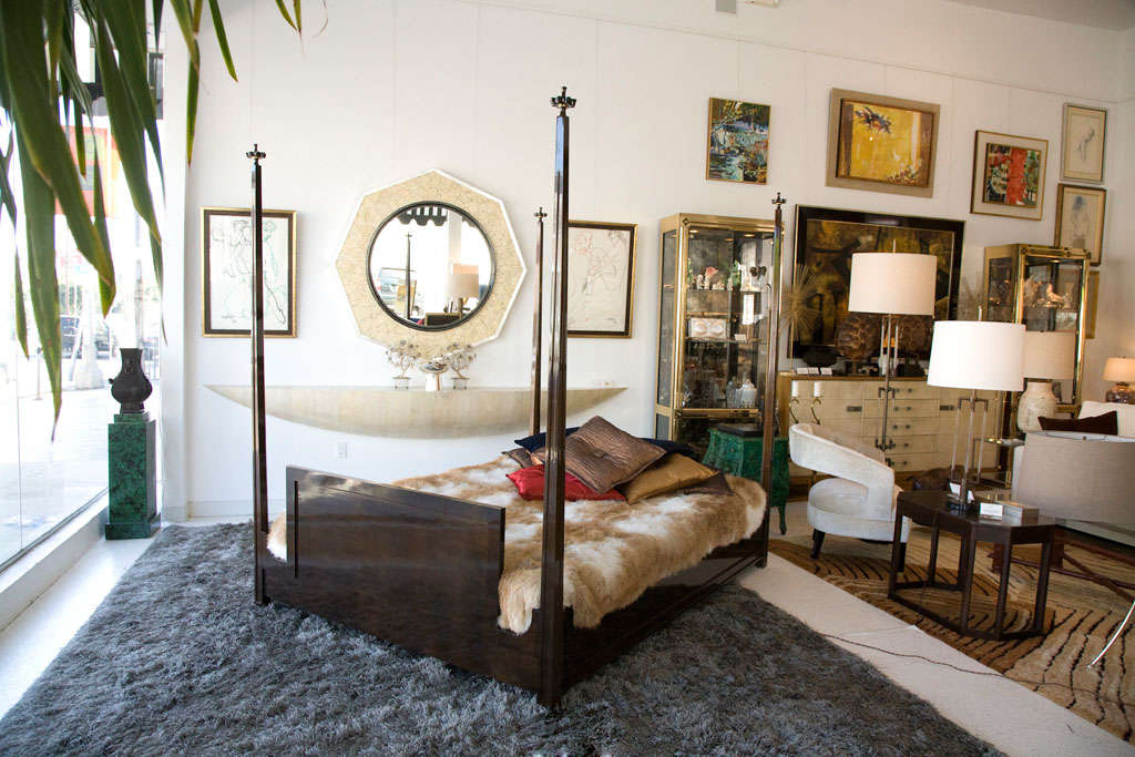 Queen Size Four-Poster Bed by Tommi Parzinger 5