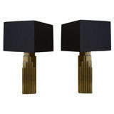 Pair of Art Deco Style Skyscraper Table Lamps by Chapman