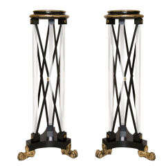 Pair of Neoclassical Pedestals attributed to Maison Jansen