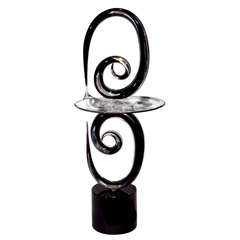 Rare Signed Seguso Murano Glass Sculpture