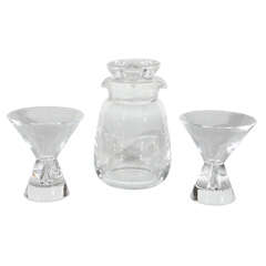 Vintage "Cocktails for Two" Crystal by Steuben
