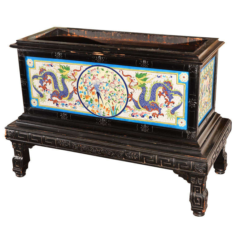 Rectangular Planter by Jules Loebnitz for Maison Pichenot