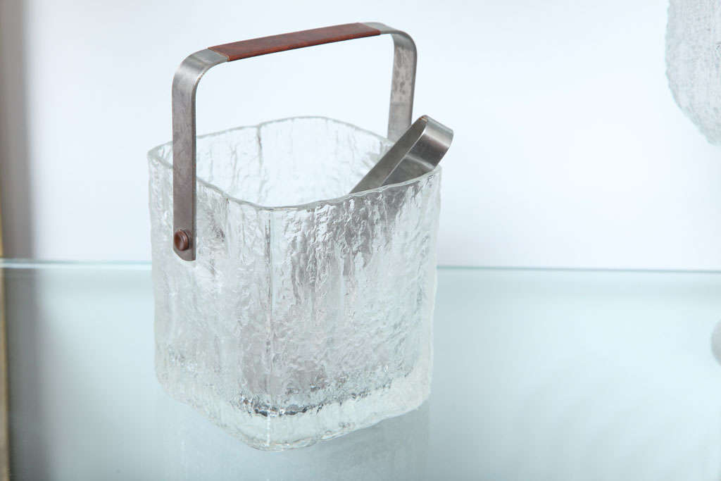 Ice Decanter and Tongs