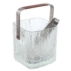 Ice Decanter and Tongs