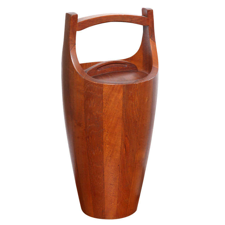 Dansk Large Teak Ice Bucket For Sale at 1stDibs