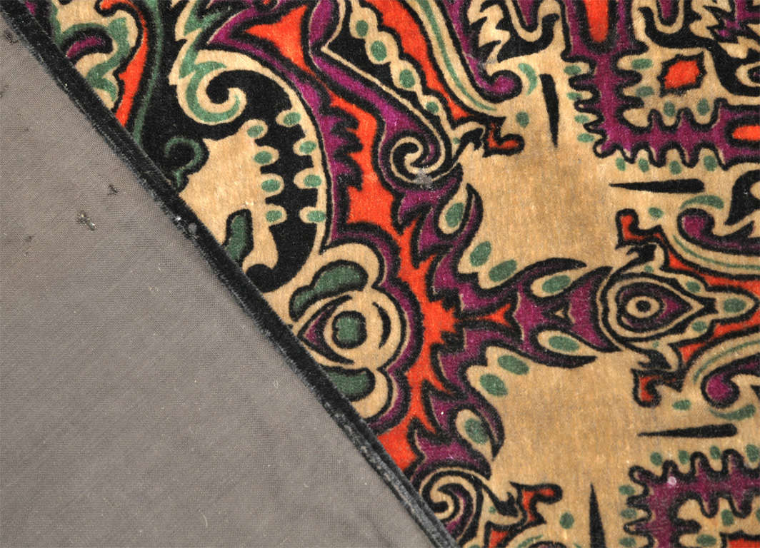 Niederländischer Jugendstil-Samt (Art nouveau) im Angebot