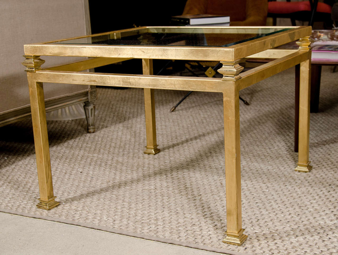 Pair of Gilt Iron Side Tables 1