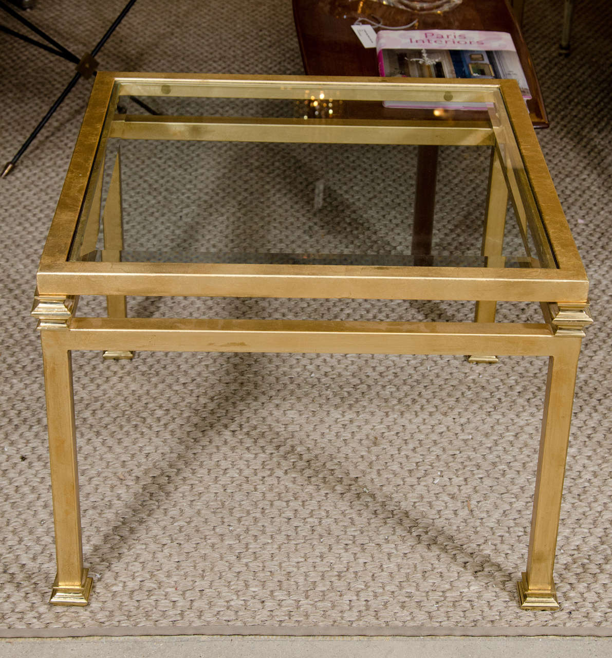 Pair of Gilt Iron Side Tables 2