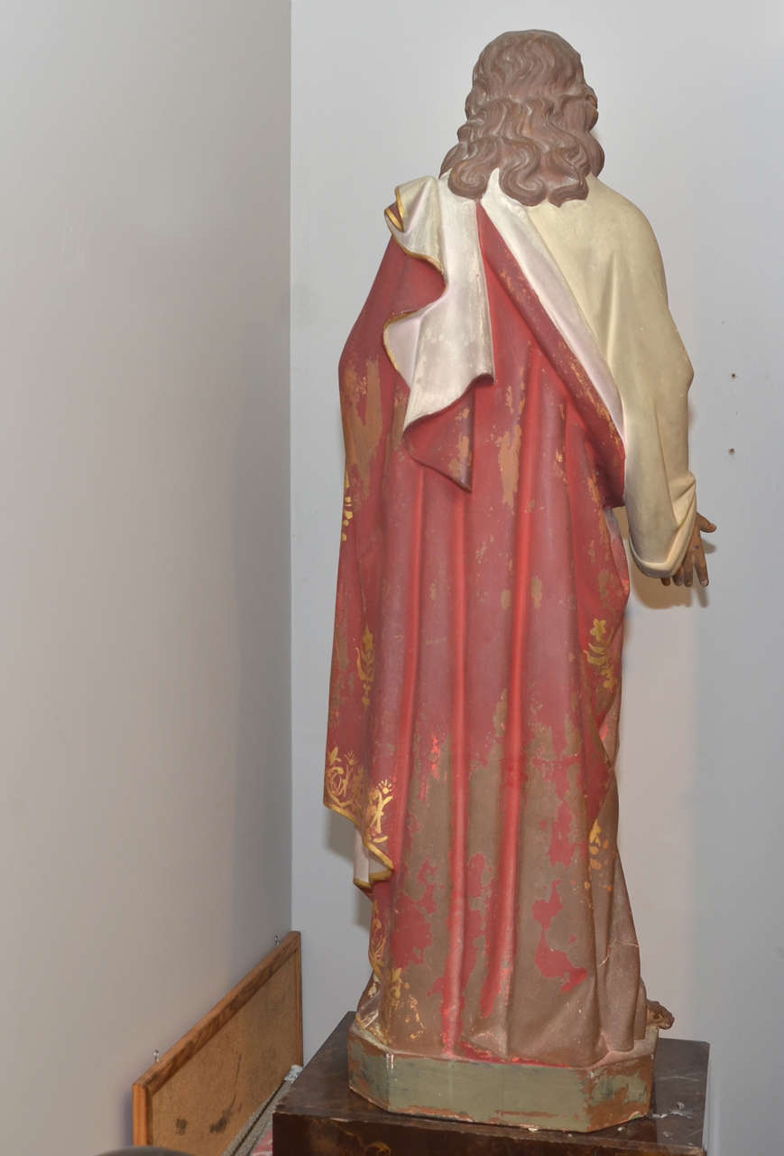 Late 19th Century Christ Statue For Sale 1