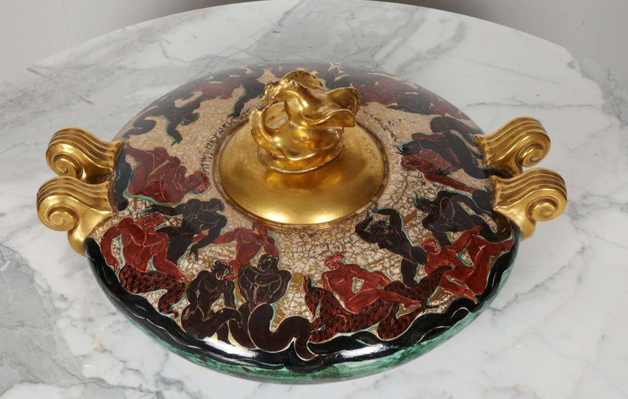 Francese Jean Mayodon, Centrotavola in ceramica in vendita