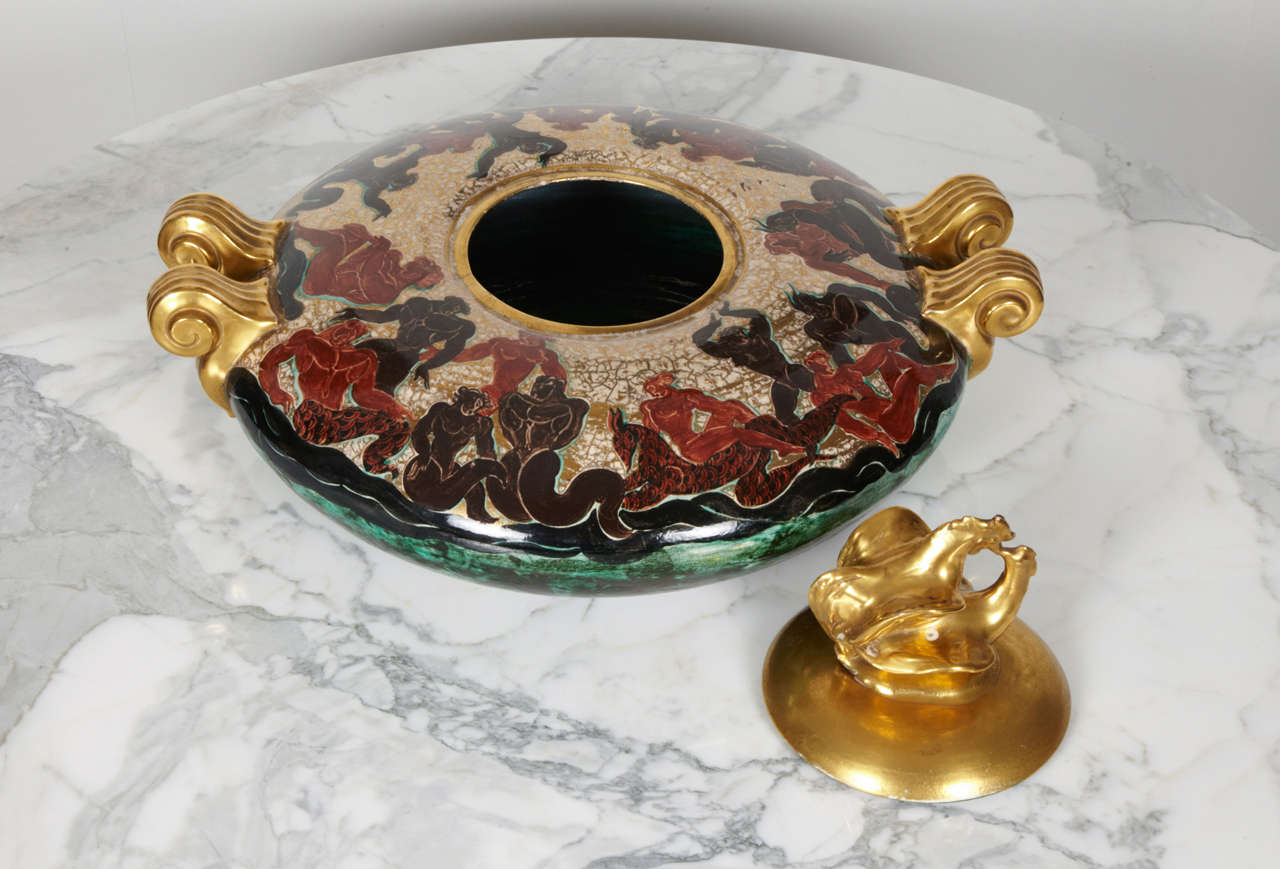 Jean Mayodon, Ceramic Table Centerpiece For Sale 1
