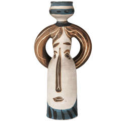 1950s Picasso Edition Madoura Ceramic Vase