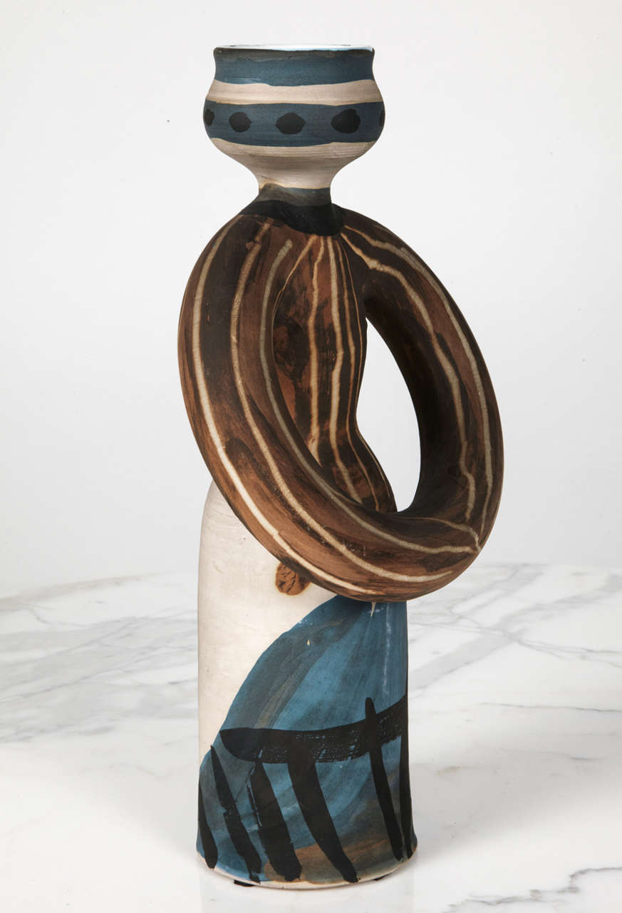 Mid-20th Century 1950s Picasso Edition Madoura Ceramic Vase