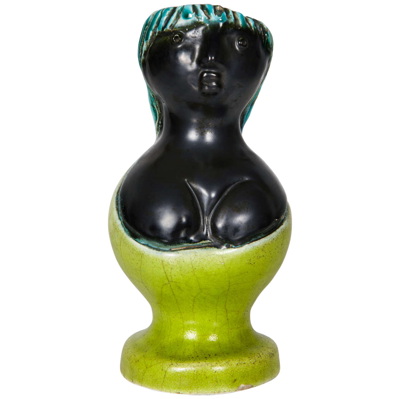 1950s Georges Jouve Ceramic "Femme Nichons" Vase