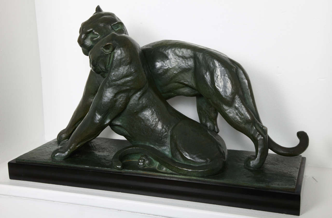 French 1930s André-VIncent Becquerel Bronze Sculpture 