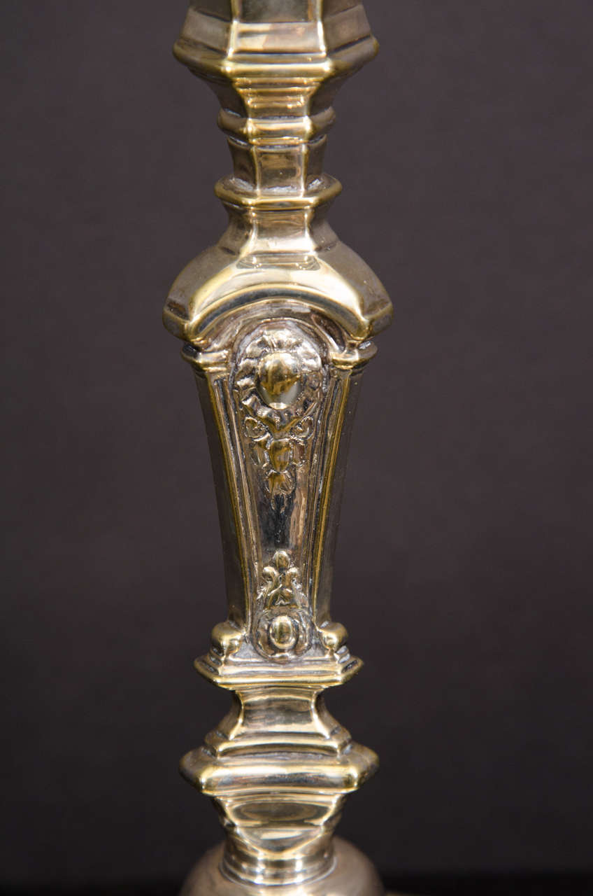 Pair of Louis XIV Candlesticks In Good Condition In Westwood, NJ