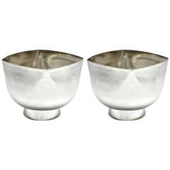 Silver Bowls by Ward Bennett