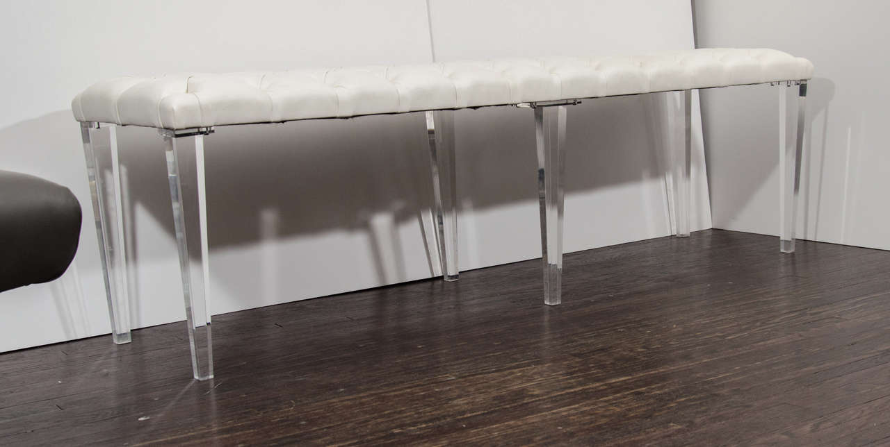 lucite legs for bench