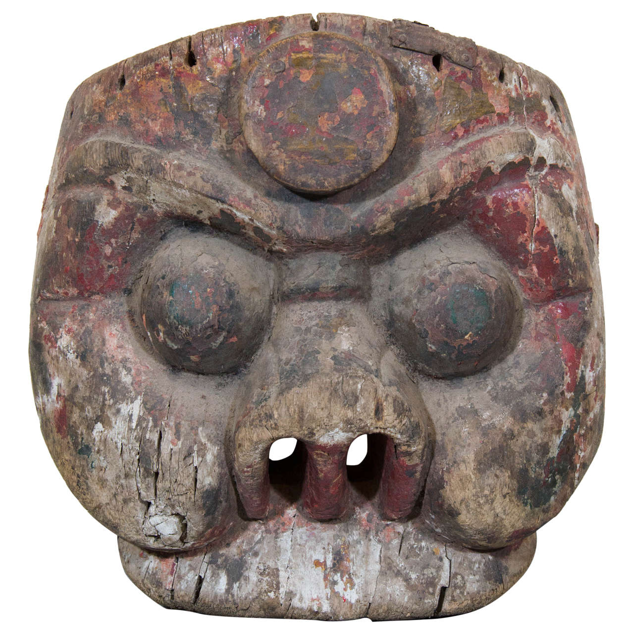 Chinesische Maske des 19. Jahrhunderts im Angebot