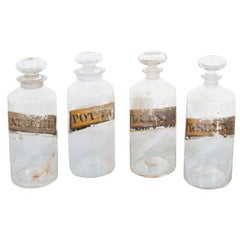 Antique 19th Century Handblown Pharmacy Bottles