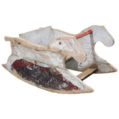 Primitive American Rocking Horse 2