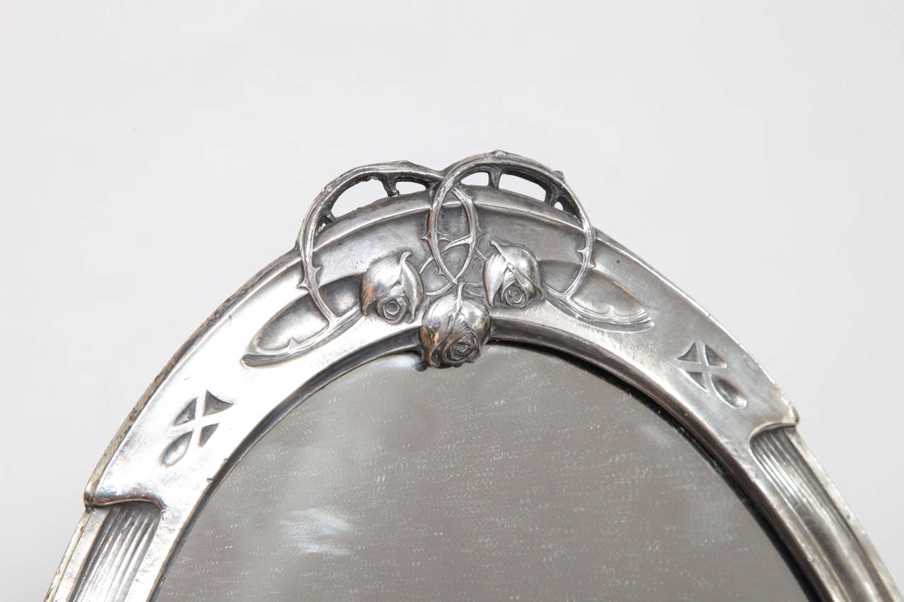German Secessionist WMF Vanity Mirror