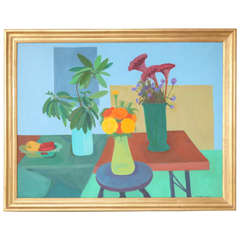 Aspects of Flowers Oil on Canvas by Rebecca Cooperman 8